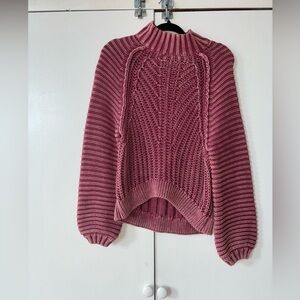 Free people chunky knit sweater